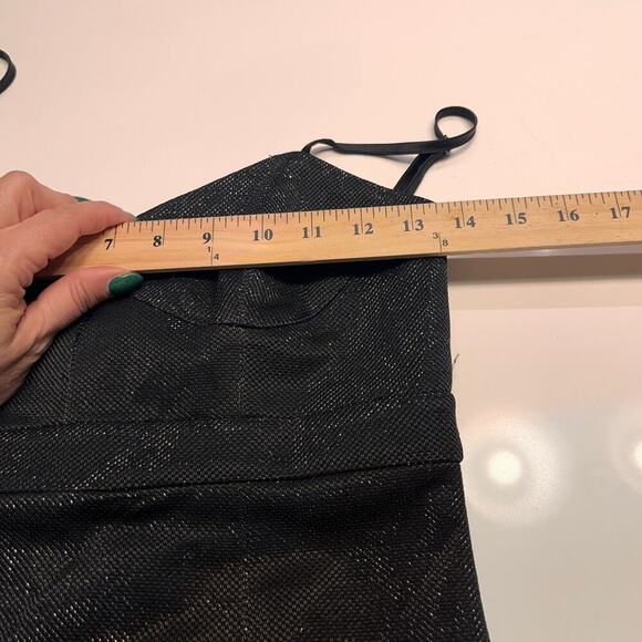 NWT Bardot Black Freida Fringe Sleeveless Mini Dress Size Small - Picture 7 of 9